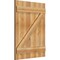 Ekena Millwork Joined Board-n-Batten Shutters w/Z-Bar, Rough Sawn Western Red Cedar, 26 7/8W x 35H, PR RBJ06Z26X035RWR - alternate 5